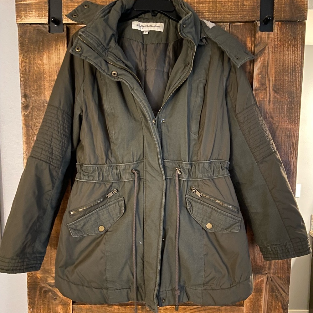 Army Green Sebby Collection Winter Jacket